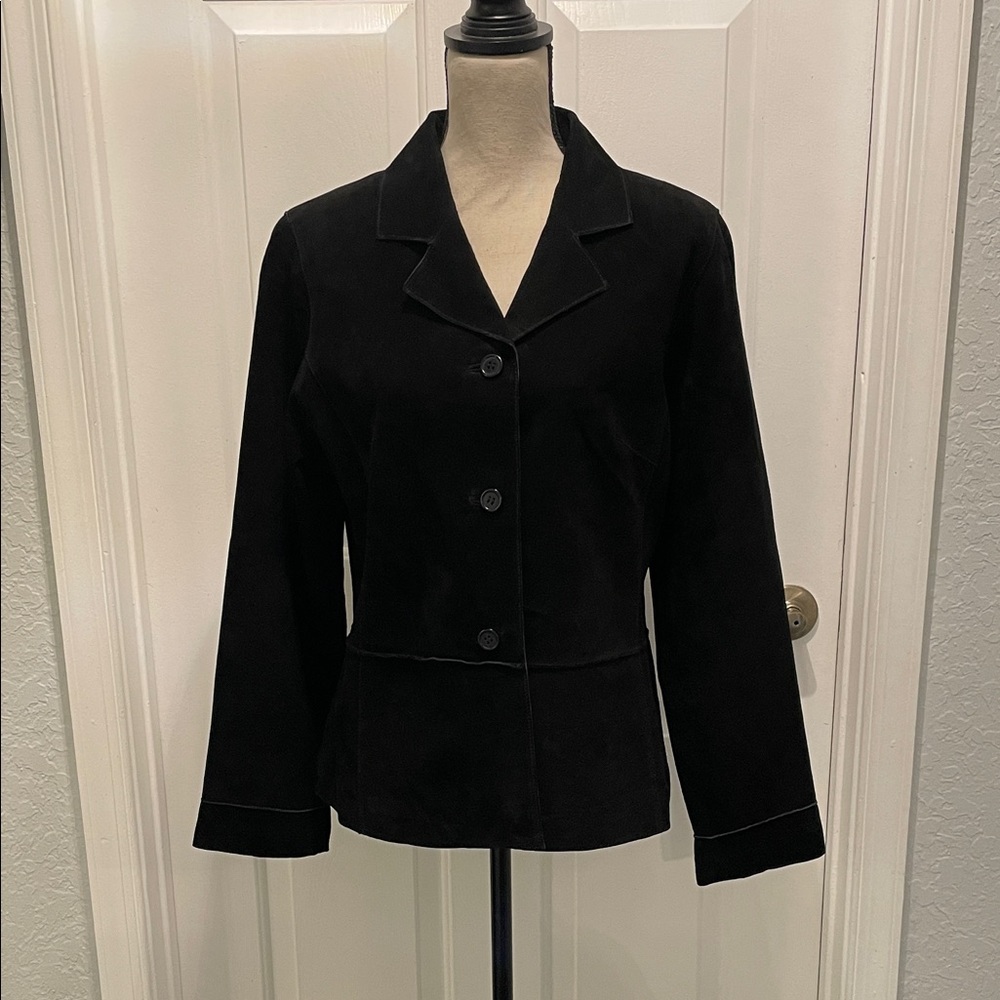 Brandon Thomas Black Leather Jacket